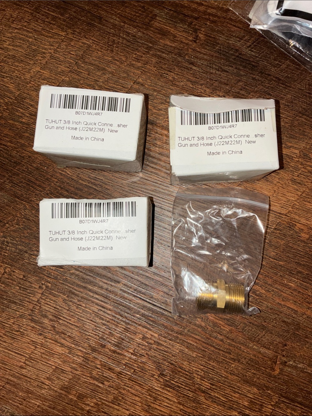 3/8 Inch Quick Connector for Gun ans Hose pressure washer piece set of 3